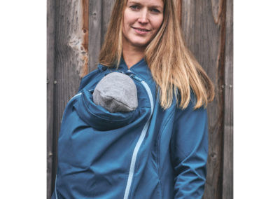 veste de maternité portage gorssesse mamalila softshell imperméable chaude coupe-vent