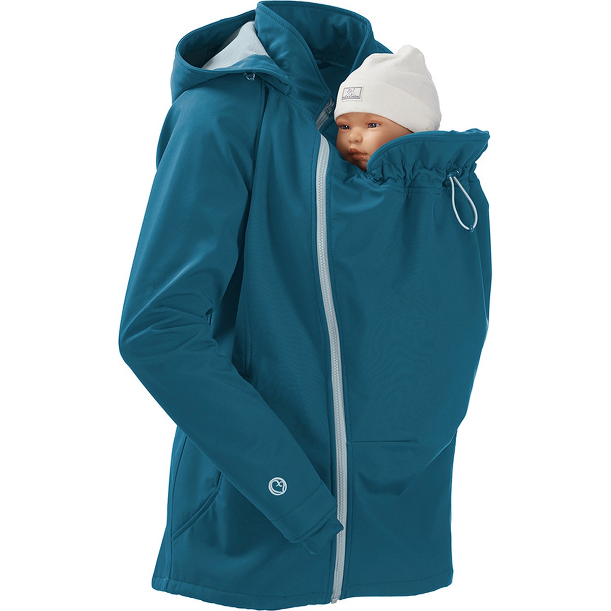 veste de maternité portage grossesse femme enceinte mamalila softshell portage dos ventre imperméable chaude coupe-vent