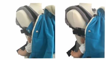 couverture de portage cape protection chaude porte-bébé