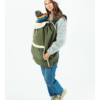 Couverture de portage - Isara - olive - porte-bébé en hiver protection de porte-bébé cape portage
