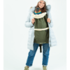 Couverture de portage - Isara - olive - porte-bébé en hiver protection de porte-bébé cape portage