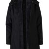 manteau parka de portage wallaby de wombat & co noir anthracite porte-bébé écharpe de portage hiver chaud