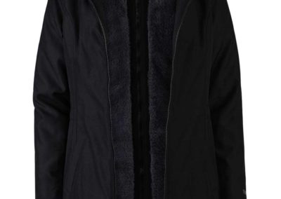 manteau parka de portage wallaby de wombat & co noir anthracite porte-bébé écharpe de portage hiver chaud