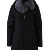 manteau parka de portage wallaby de wombat & co noir anthracite porte-bébé écharpe de portage hiver froid