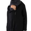 manteau parka de portage wallaby de wombat & co noir anthracite porte-bébé écharpe de portage hiver froid