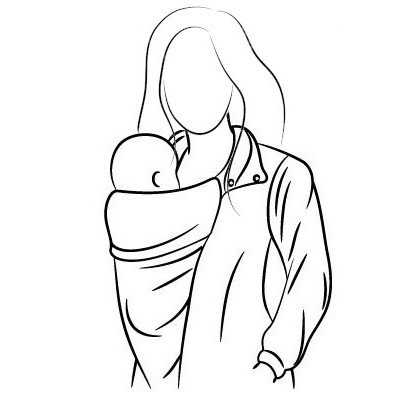 portage en hiver manteau veste couverture de portage pour garder le bébé au chaud
