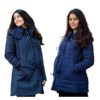 Manteau de portage 3 en 1 imperméable veste doudoune Kowari - Wombat & Co - grossesse maternité femme enceinte