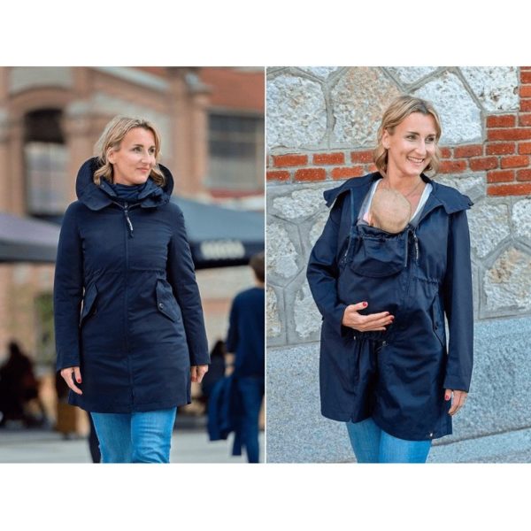 Manteau de portage 3 en 1 imperméable veste doudoune Kowari - Wombat & Co - grossesse maternité femme enceinte