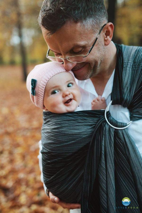 sling little frog hematit écharpe de portage bébé sans nouage porte-bébé facile sans noeud dès la naissance