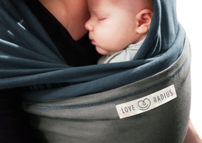 Echarpe de portage dès la naissance - Originale - Love Radius - portage physiologique