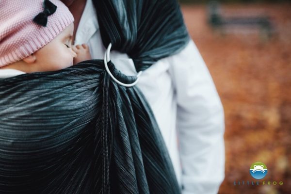 sling little frog hematit écharpe de portage bébé sans nouage porte-bébé facile sans noeud dès la naissance