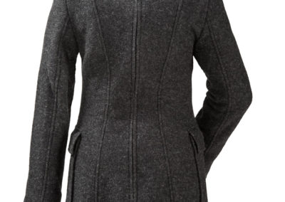 Manteau en laine de portage et grossesse – Mamalila – Gris Anthracite