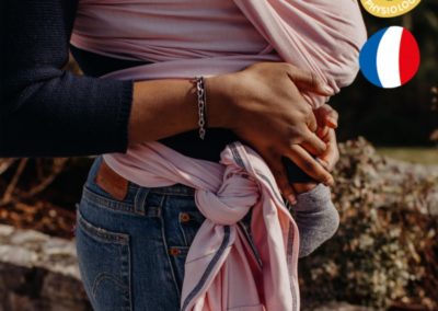 néobulle écharpe de portage extensible jersey douce dès la naissance nouveau-né