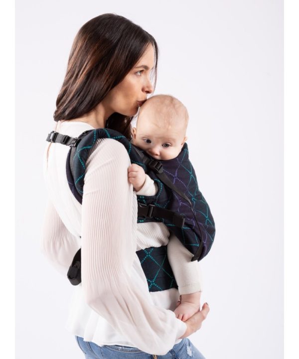 Porte-bébé toddler - The Trendsetter - Isara - physiologique évolutif en tissu d'écharpe