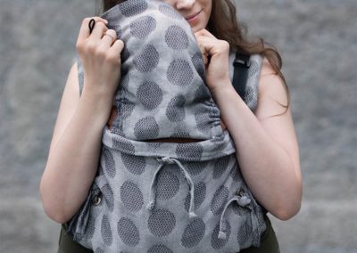 Porte-bébé Multi Soft - Kinder Hop - Dots light grey