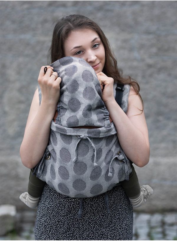 Porte-bébé Multi Soft - Kinder Hop - Dots light grey