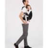 porte bébé nouveau né bambin physiologique évolutif coton bio isara the one black a porter Porte-bébé The One Isara - Black à porter physiologique évolutif de 0 à 3 ans