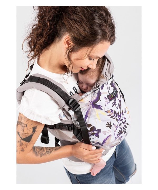 Porte-bébé évolutif - The One- Isara - physiologique évolutif facile d'utilisation coton bio