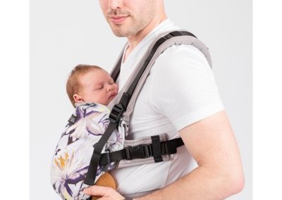 Porte-bébé évolutif - The One- Isara - physiologique évolutif facile d'utilisation coton bio