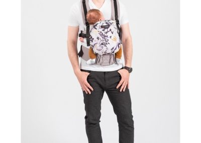 Porte-bébé évolutif - The One- Isara - physiologique évolutif facile d'utilisation coton bio