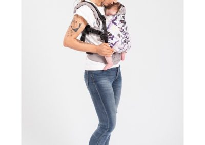 Porte-bébé évolutif - The One- Isara - physiologique évolutif facile d'utilisation coton bio