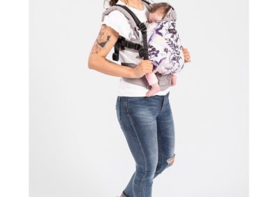 Porte-bébé évolutif - The One- Isara - physiologique évolutif facile d'utilisation coton bio