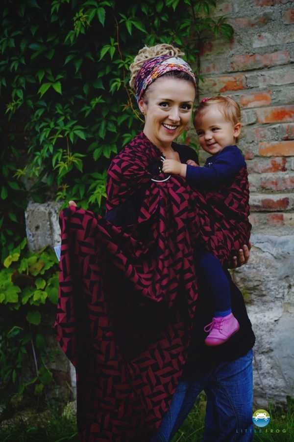 sling little frog écharpe de portage bébé sans nouage porte-bébé facile sans noeud dès la naissance