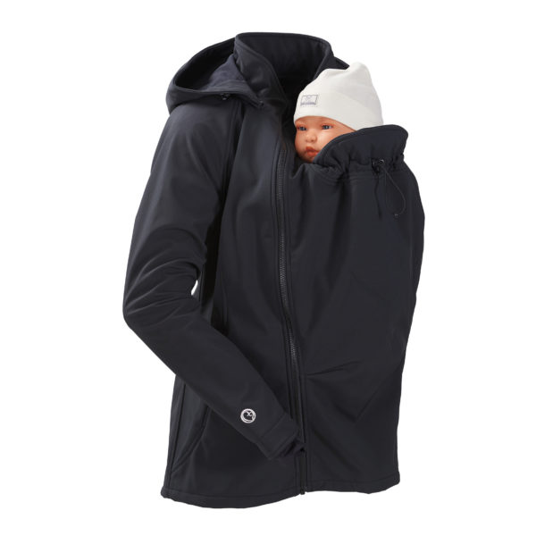 Veste de portage Mamalila Softshell Noir