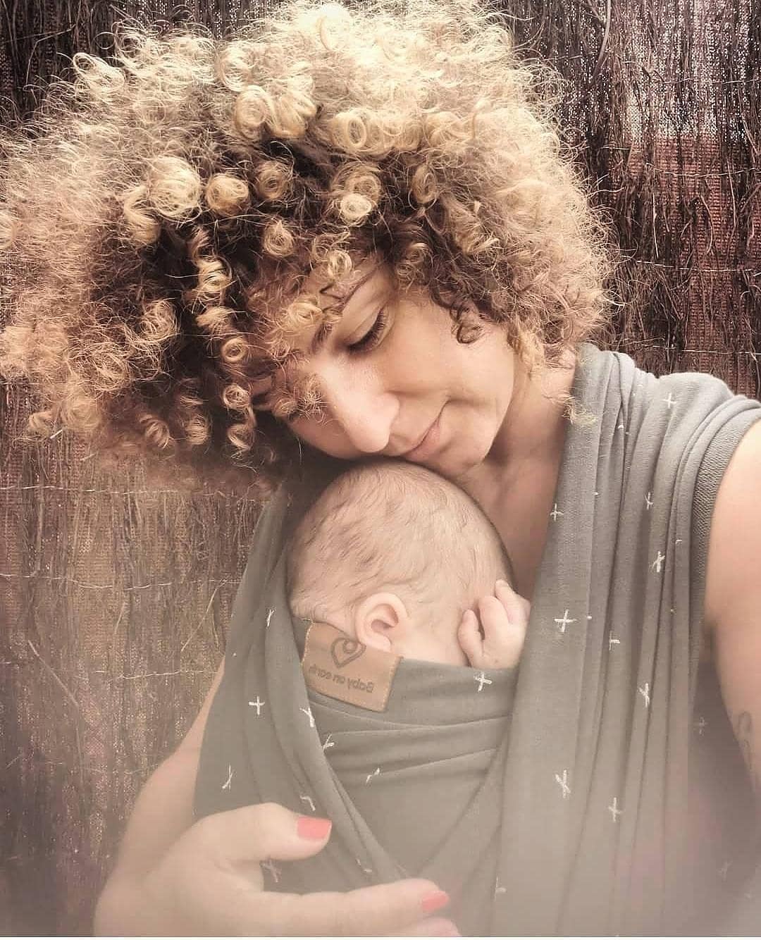 Echarpe de portage bébé - Baby on Earth - Dark Crosses