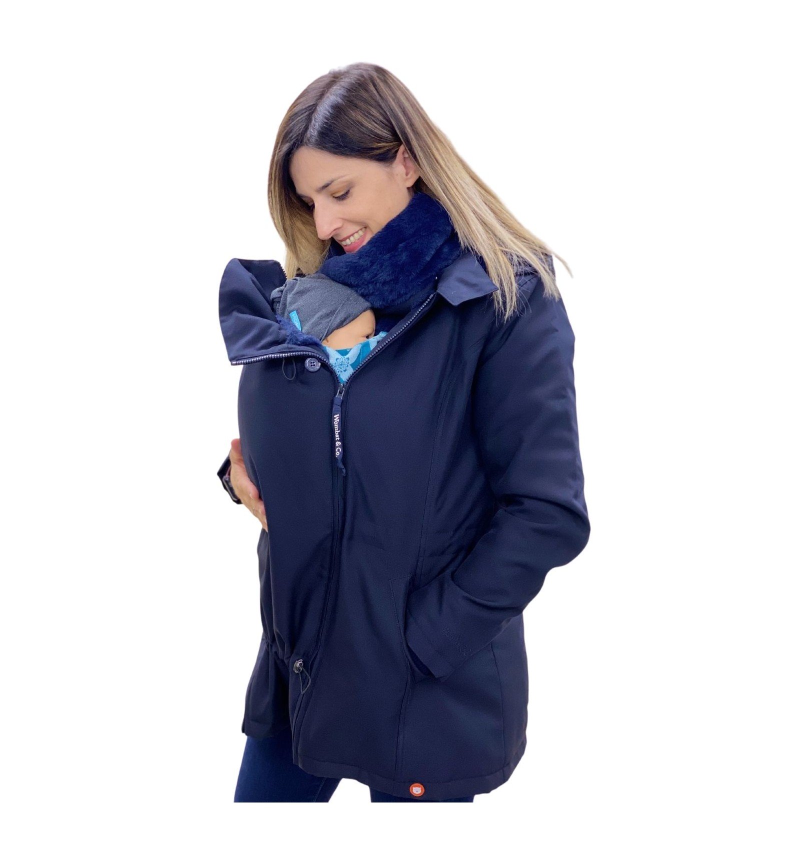 Manteau de portage Wallaby - Wombat & Co - Bleu Marine