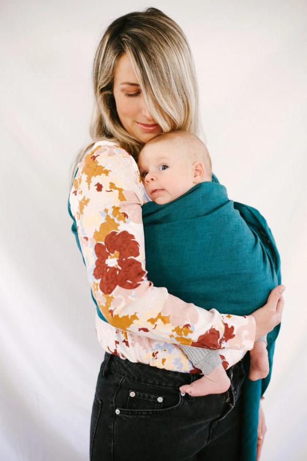 Bud & Blossom pilea Sling écharpe de portage sans noeud rapide dès la naissance physiologique porte-bébé nouveau-né