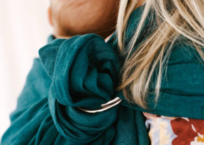 Sling - Bud & Blossom - Pilea écharpe porte-bébé sans noeud nourrisson