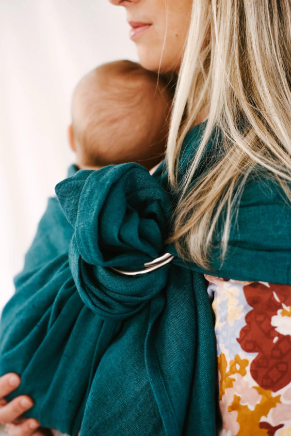 Sling - Bud & Blossom - Pilea écharpe porte-bébé sans noeud nourrisson