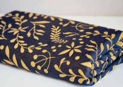 écharpe de portage tissée coton bio limas flora honey moon