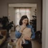 Bud & Blossom - Sling - Chai écharpe porte-bébé sans nouage facile rapide dès la naissance physiologique