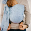 Sling - Bud & Blossom - Bluebell porte-bébé nouveau-né sans noeud