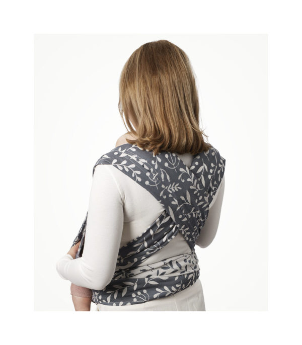 Stokke Limas Plus Floral Slate porte-bébé hybride évolutif physiologique nouer pratique simple ventral dorsal coton bio