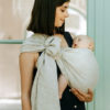 sling bud and blossom oat écharpe de portage bébé sans noeud facile rapide anneaux beige naturel doux (2) sling bud and blossom écharpe de portage sans noeud porte-bébé facile rapide dès la naissance nouveau-né fabriqué en france anneaux ringsling