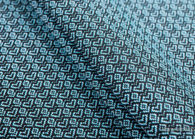 Lennylamb - little love ocean blue écharpe de portage tissée dès la naissance soutenante porter bébé confortable pratique pas cher papa maman oekotex