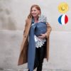 sling néobulle my sling bleu jersey extensible écharpe porte-bébé facile sans noeud dès la naissance nouveau-né made in france