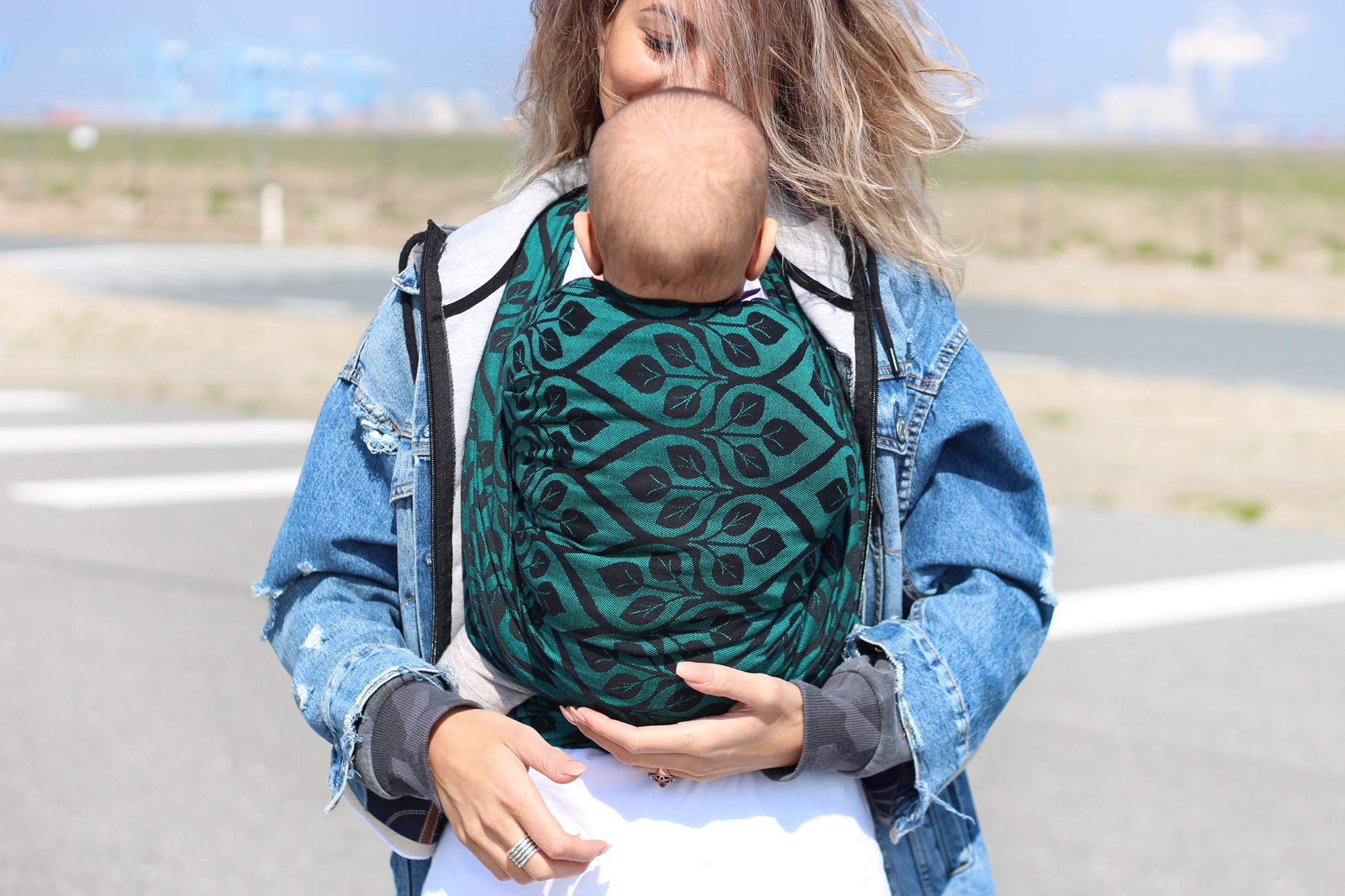 yaro écharpe de portage la vita emerald black coton tissée porter bébé pas chere rapport qualité-prix débutant taille 6 4,6m