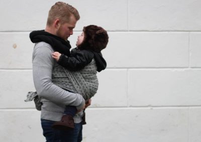 yaro écharpe de portage tissée basket black coton porter bébé dès la naissance pas chere rapport qualité-prix débutant taille 6 4,6m