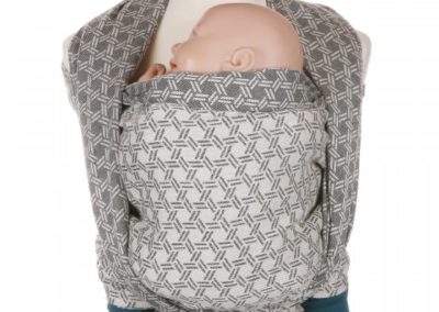 yaro écharpe de portage tissée basket black coton porter bébé dès la naissance pas chere rapport qualité-prix débutant taille 6 4,6m