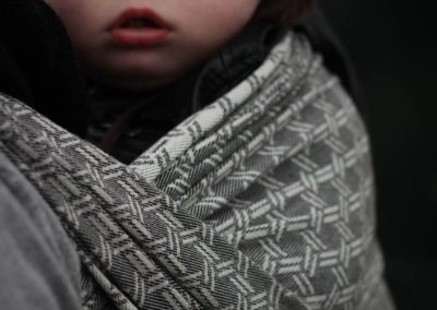 yaro écharpe de portage tissée basket black coton porter bébé dès la naissance pas chere rapport qualité-prix débutant taille 6 4,6m