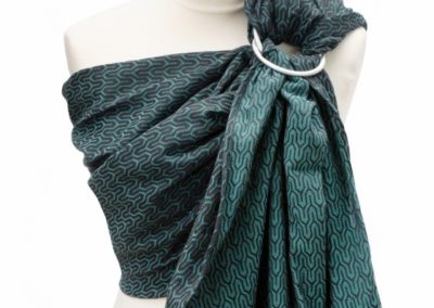 yaro sling emerald turtle écharpe de portage sans noeud pas cher rapport qualité-prix facile rapide pratique porter bébé dès la naissance