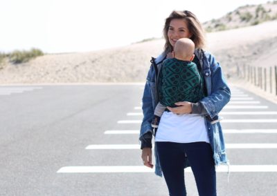 yaro écharpe de portage la vita emerald black coton tissée porter bébé pas chere rapport qualité-prix débutant taille 6 4,6m