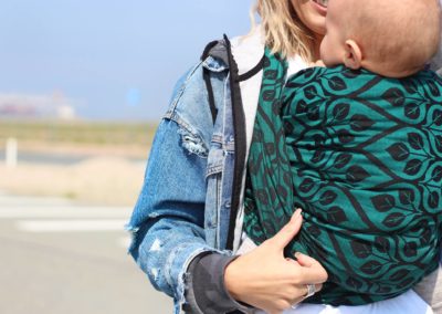 yaro écharpe de portage la vita emerald black coton tissée porter bébé pas chere rapport qualité-prix débutant taille 6 4,6m