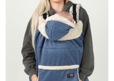 couverture de portage hiver isara protection porte-bébé écharpe de portage softshell impermeable polaire chaude