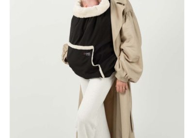 couverture de portage hiver isara protection porte-bébé écharpe de portage softshell impermeable polaire chaude