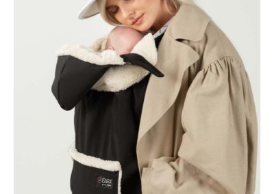 couverture de portage hiver isara protection porte-bébé écharpe de portage softshell impermeable polaire chaude